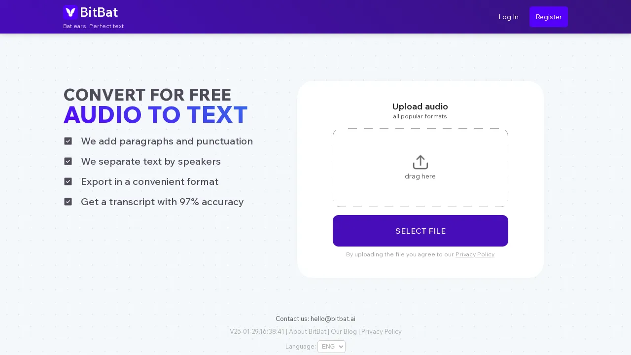 BitBat: AI Transcription for Journalists & Content Creators screenshot