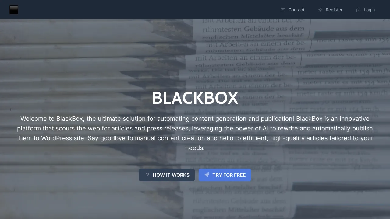 Blackbox Direct screenshot