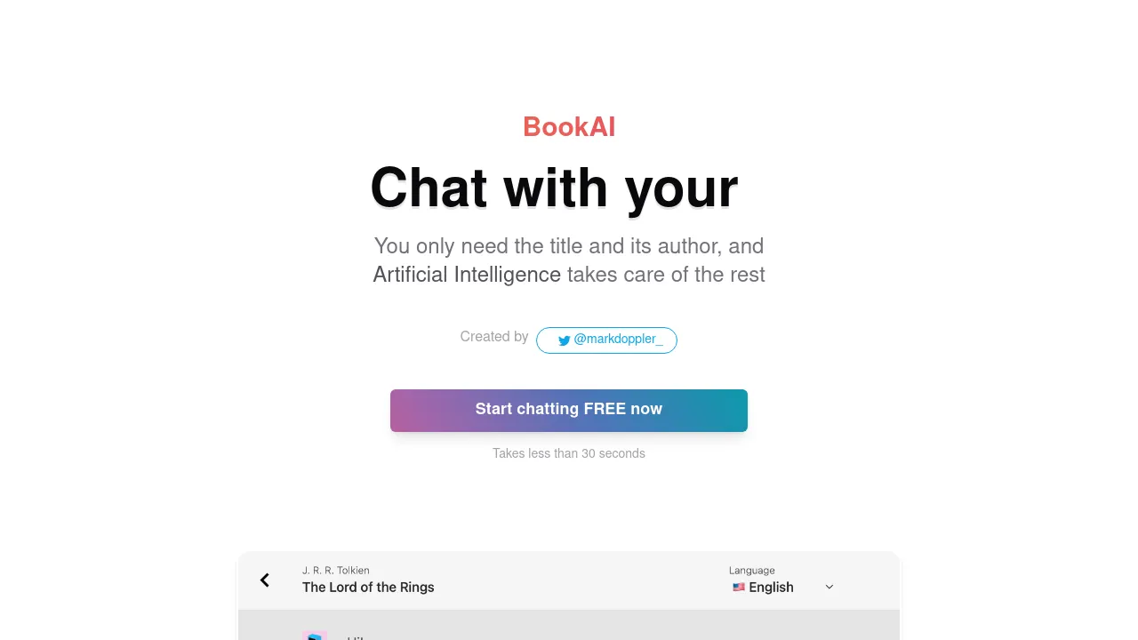 BookAI.chat screenshot