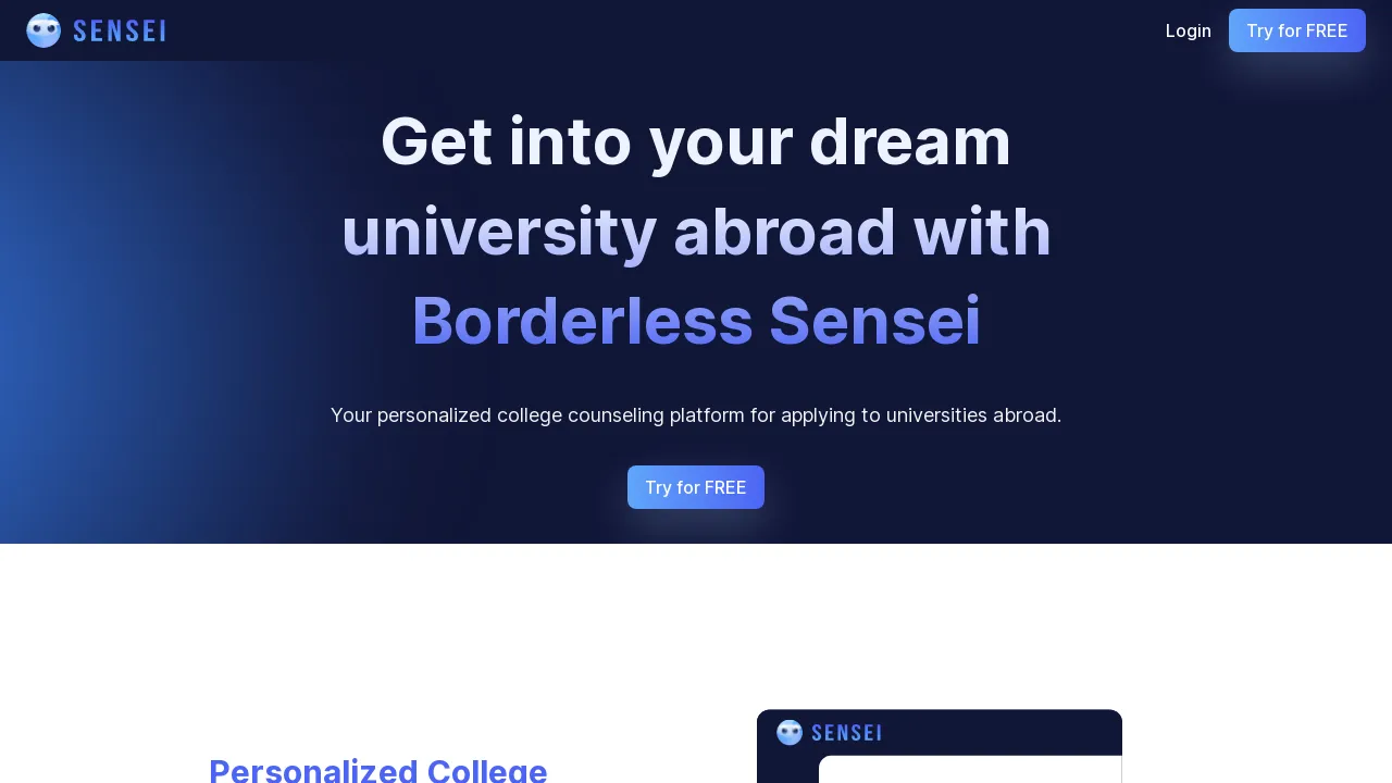 Borderless Sensei screenshot