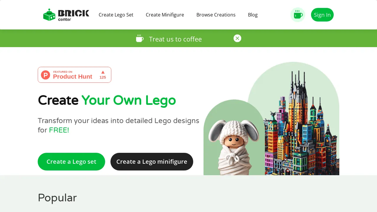 BrickCenter screenshot