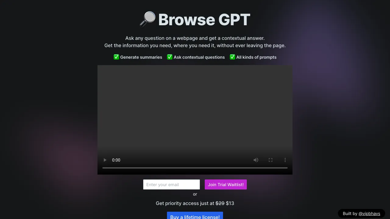 Browse GPT screenshot