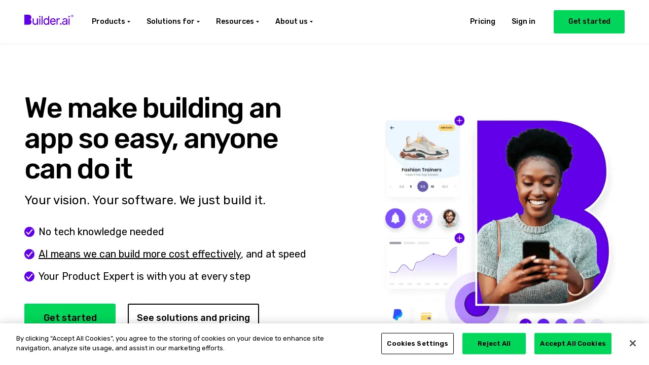 Builder AI screenshot
