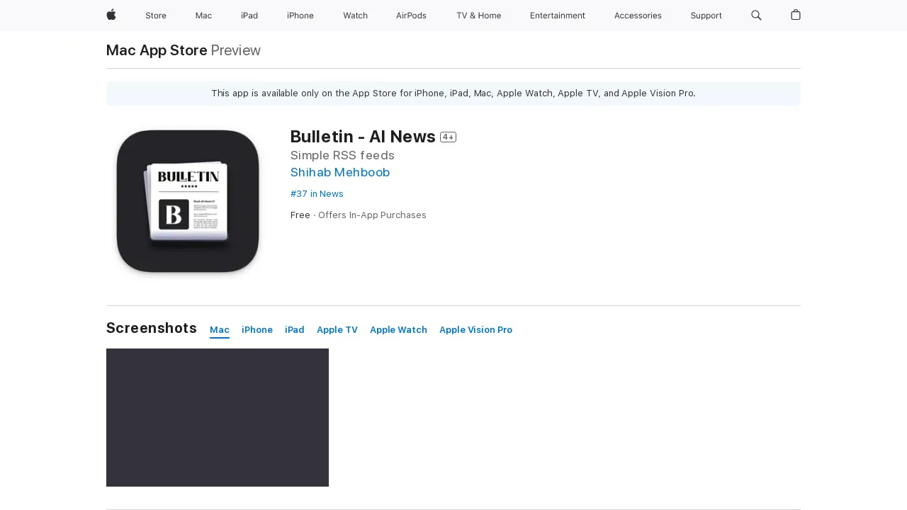 Bulletin AI News screenshot