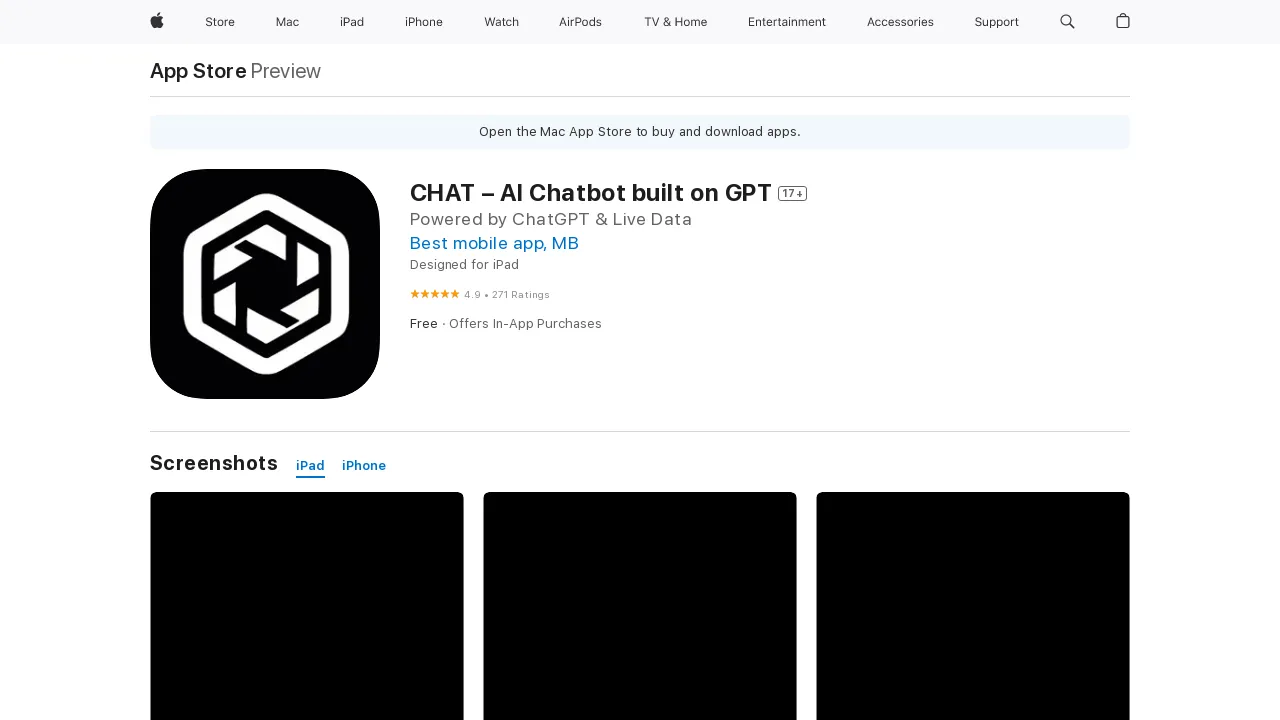 CHAT – AI Chatbot screenshot
