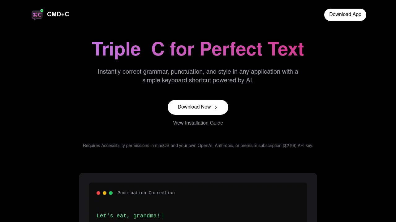CMD-C.app screenshot