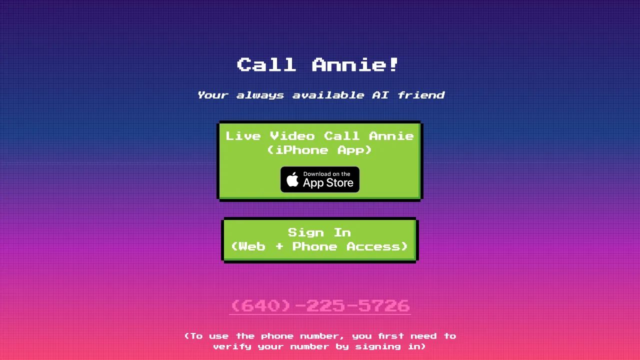 Call Annie screenshot
