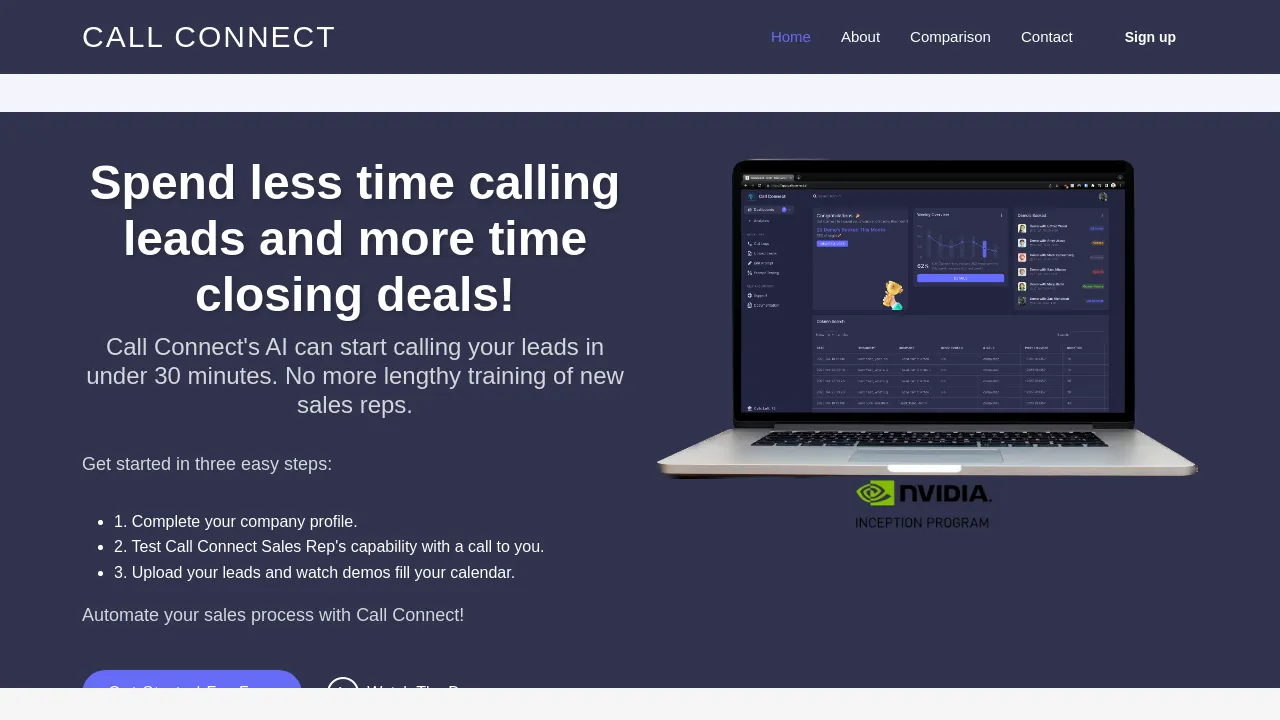 Callconnect screenshot