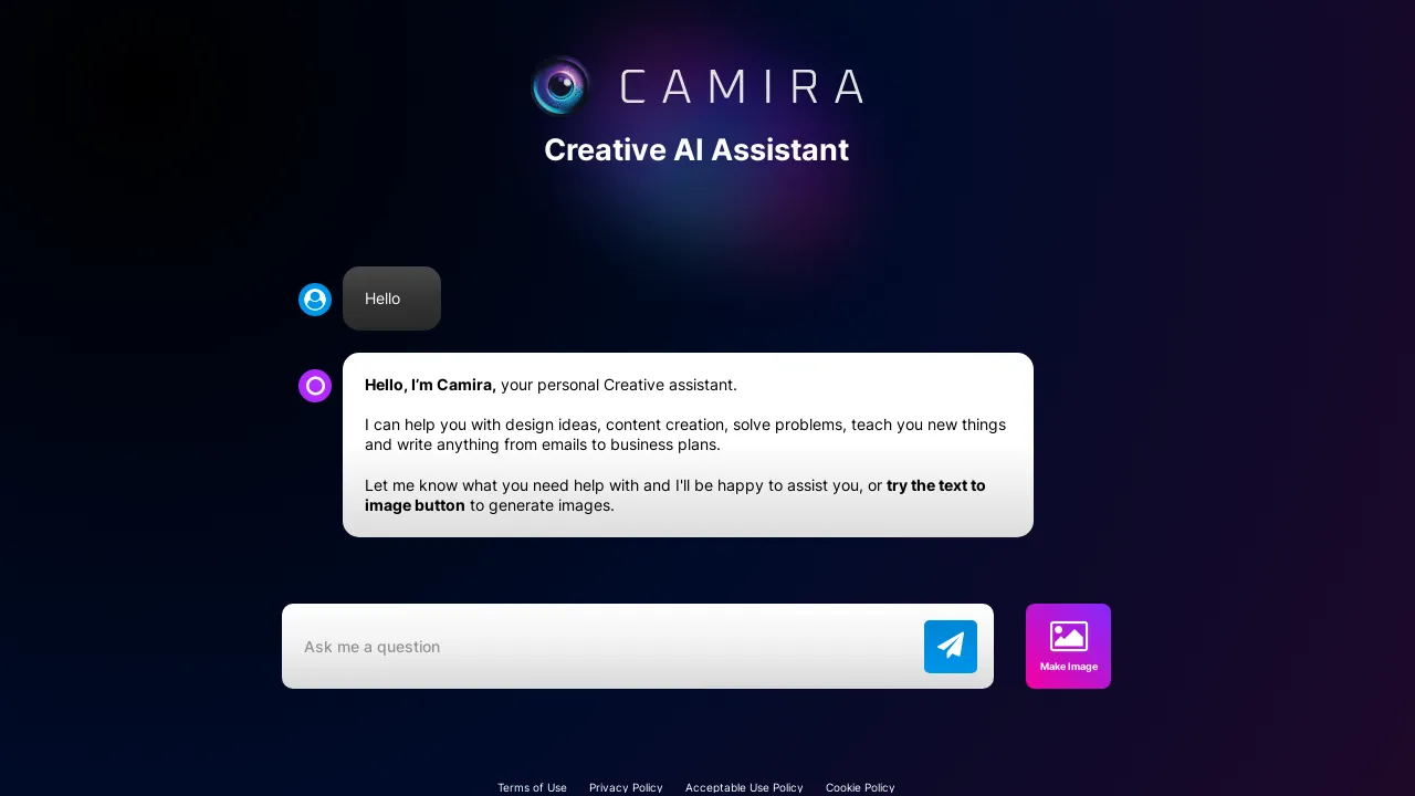 Camira screenshot