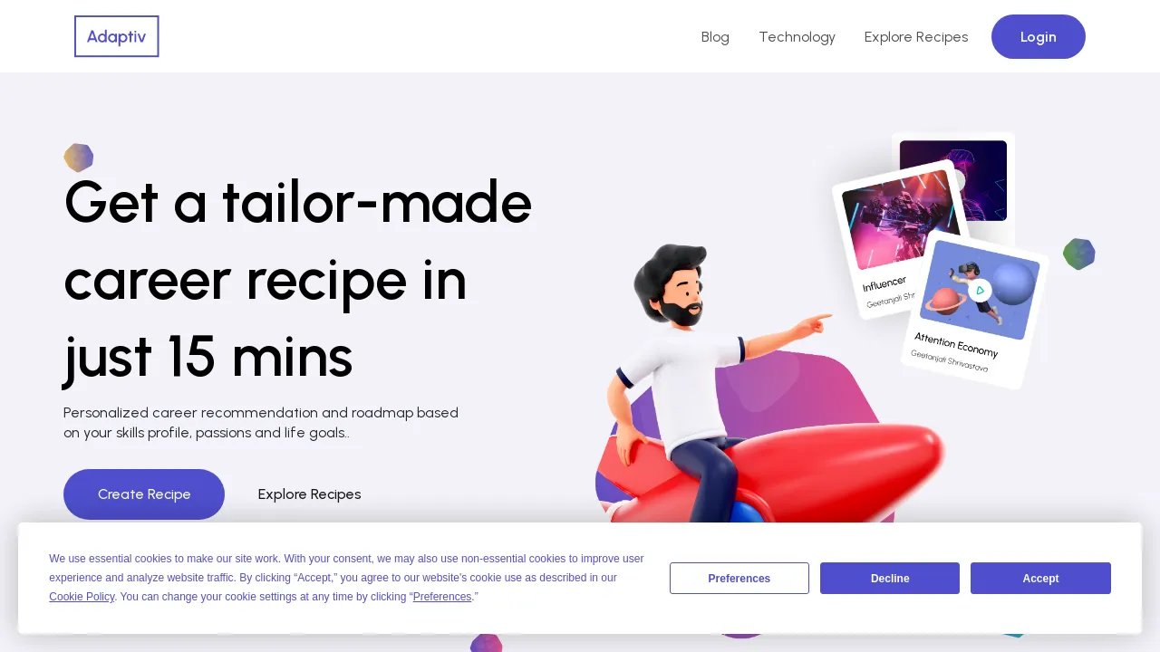 Career Recipes by Adaptiv screenshot