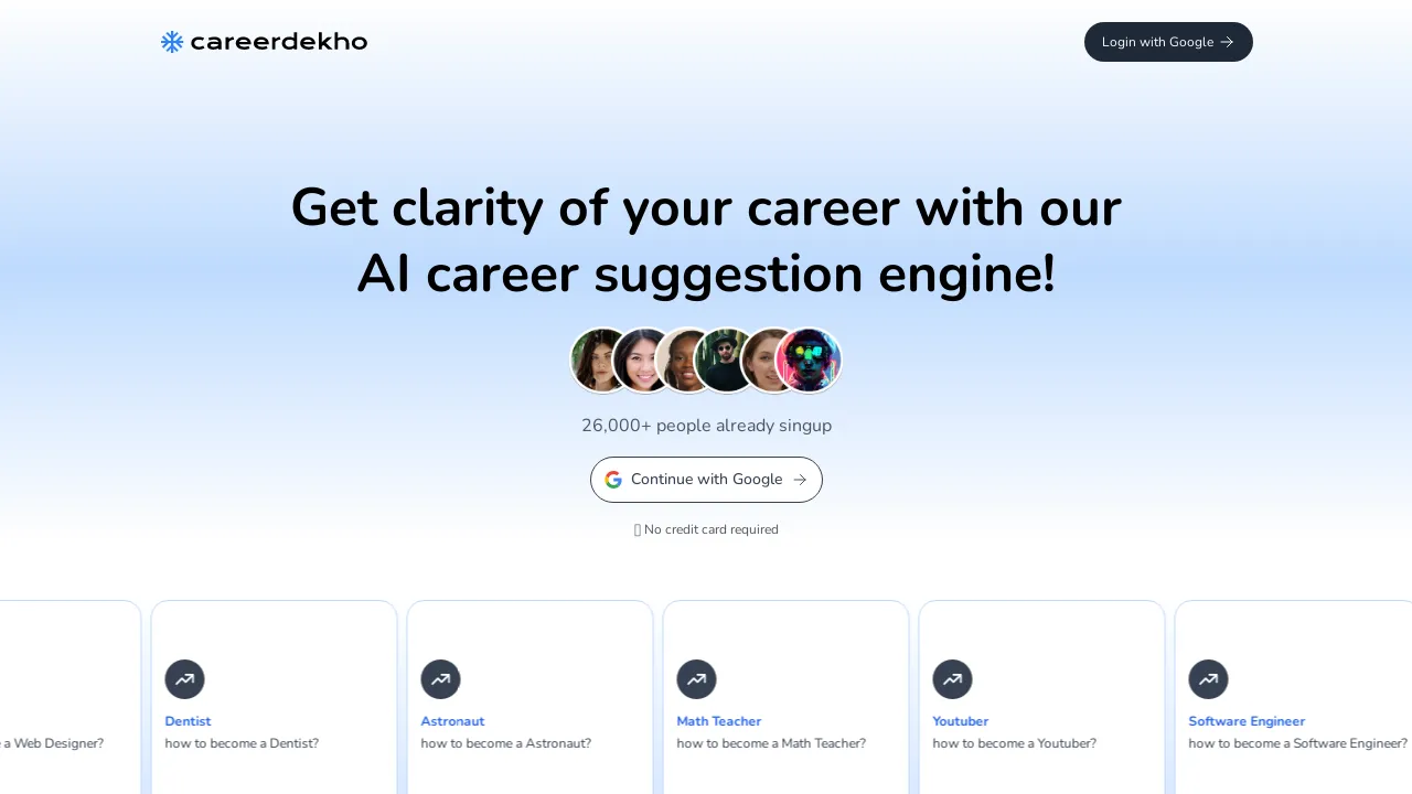 Careerdekho - AI Career Pathfinder screenshot