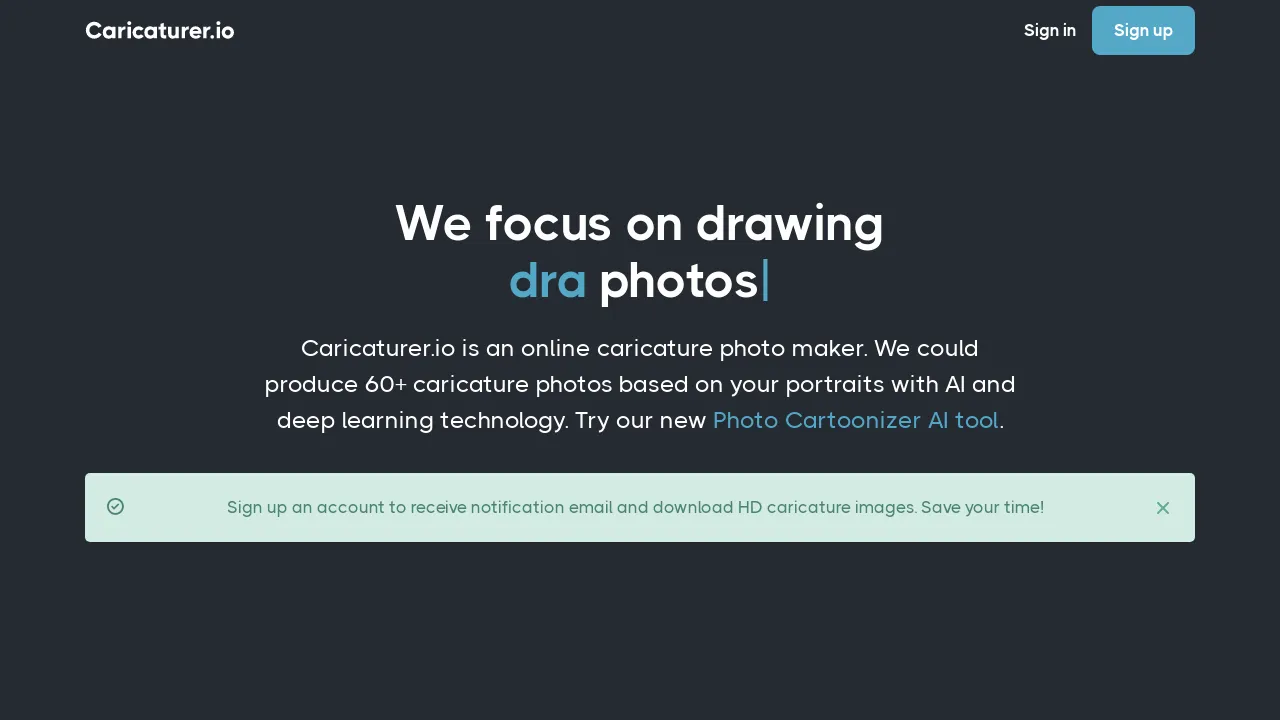 Caricaturer screenshot