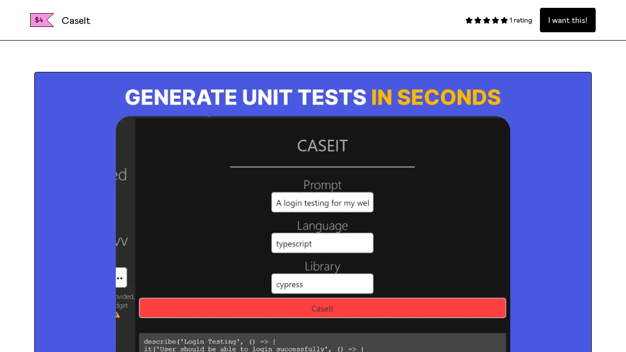 CaseIt screenshot