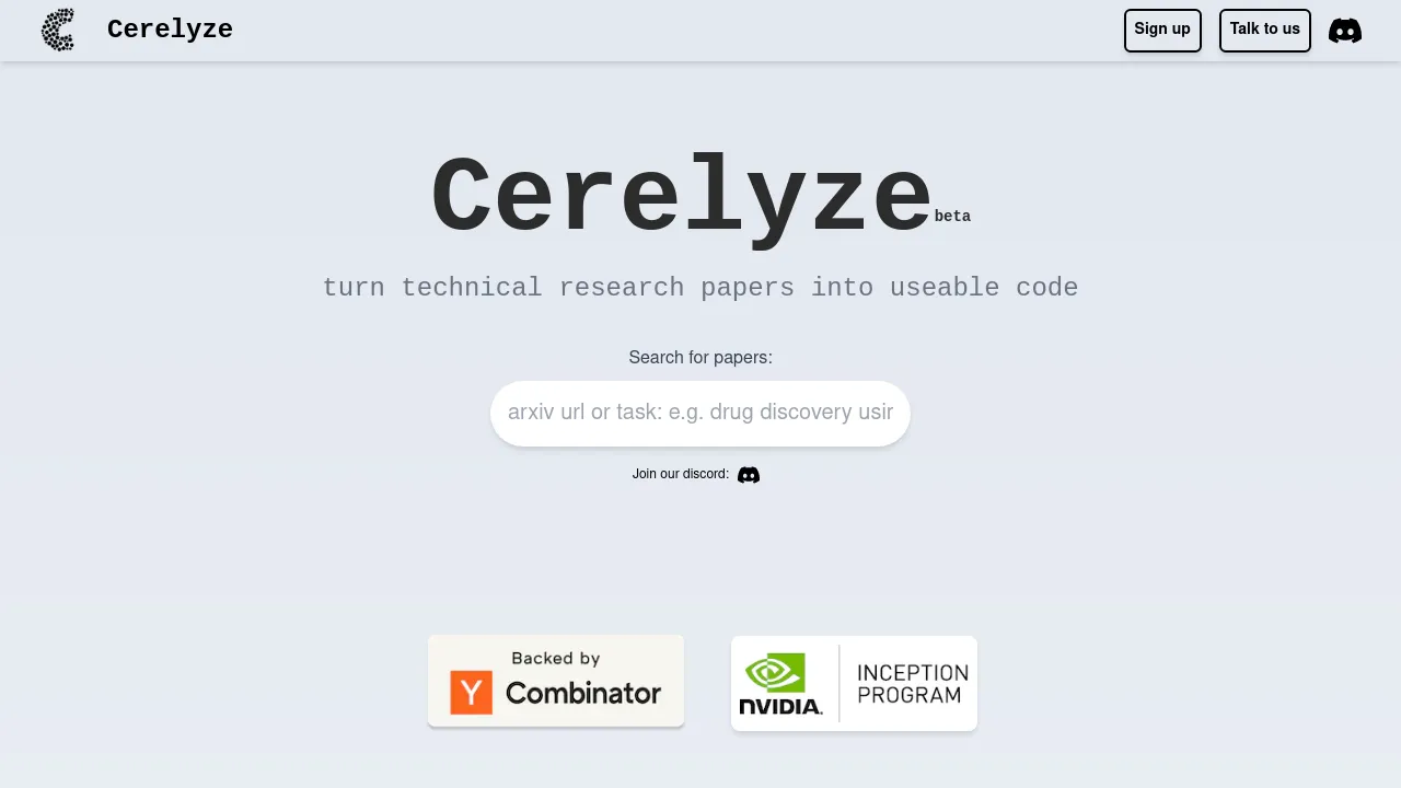 Cerelyze screenshot