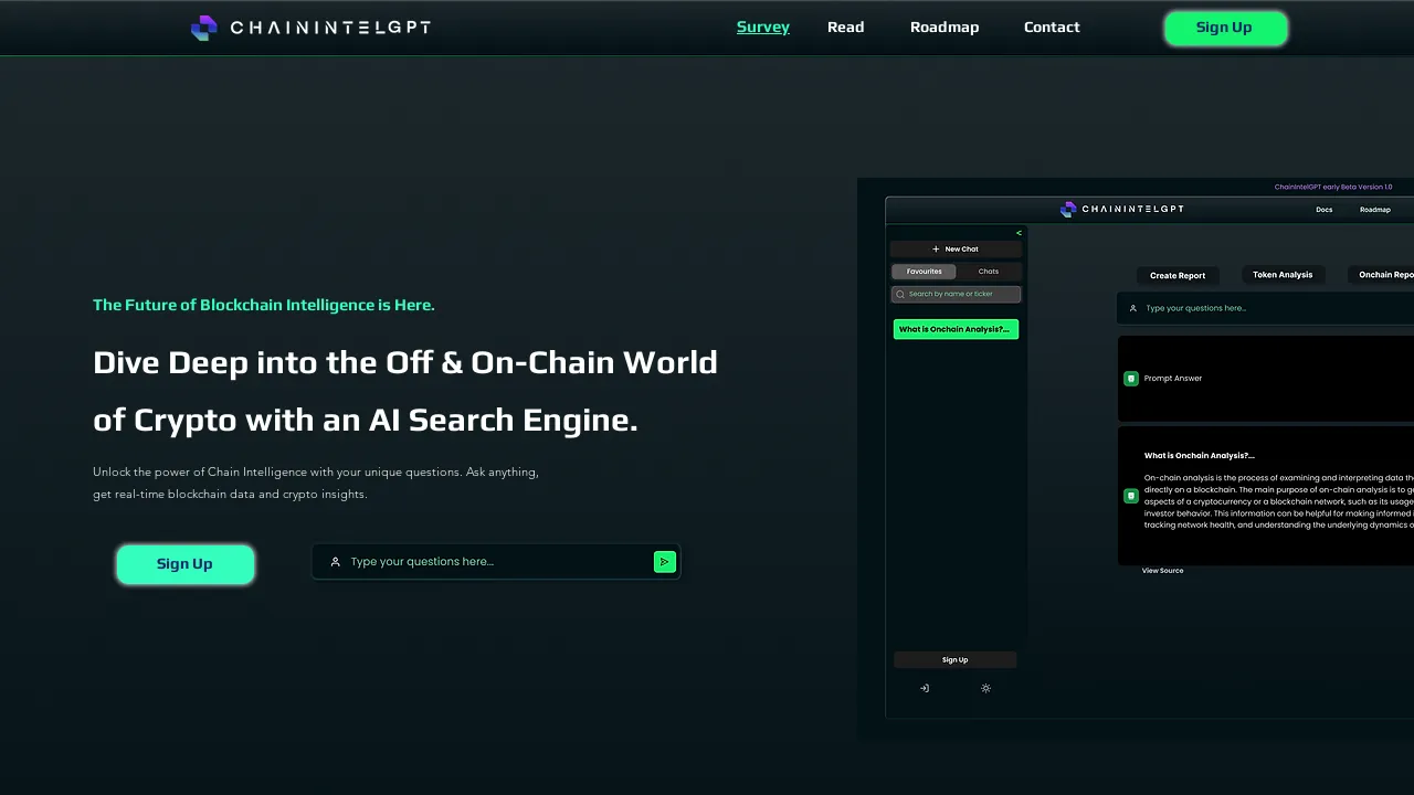 ChainIntelGPT screenshot