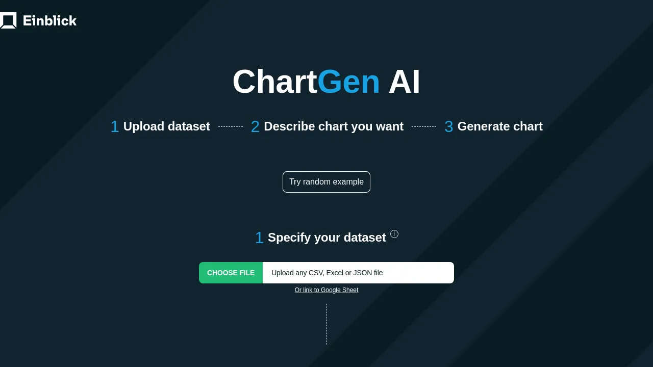 ChartGen AI screenshot