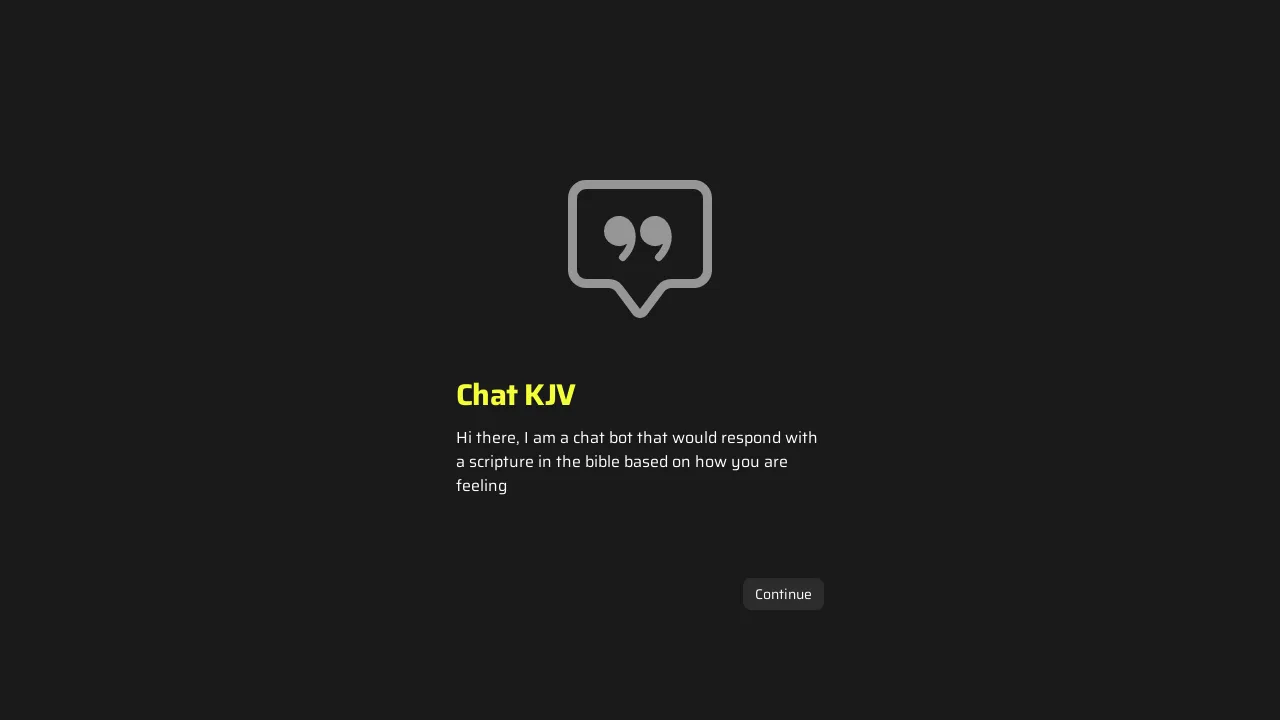 Chat KJV screenshot