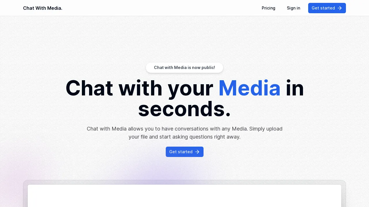Chat With Media screenshot