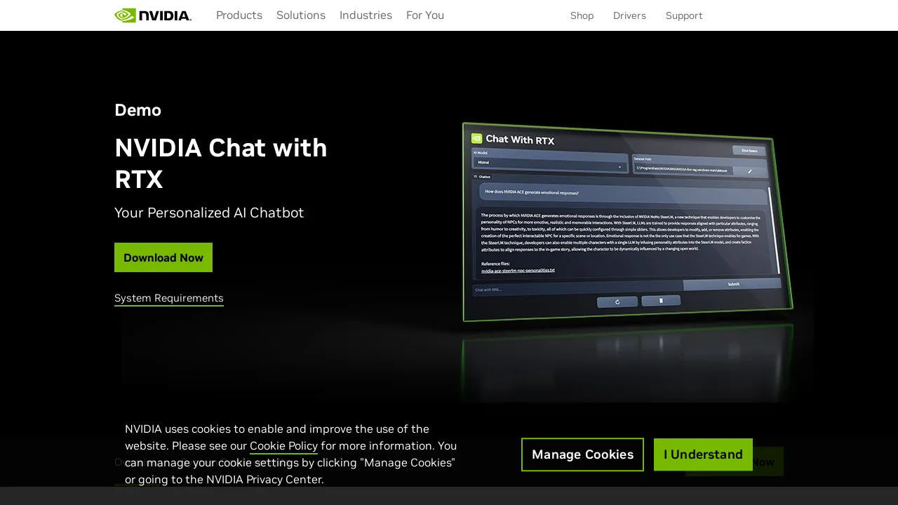 Chat With RTX screenshot