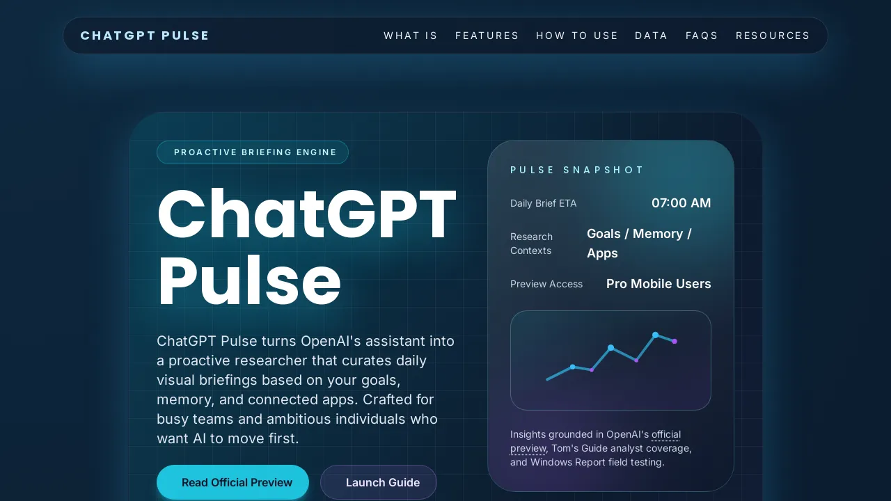 ChatGPT Pulse