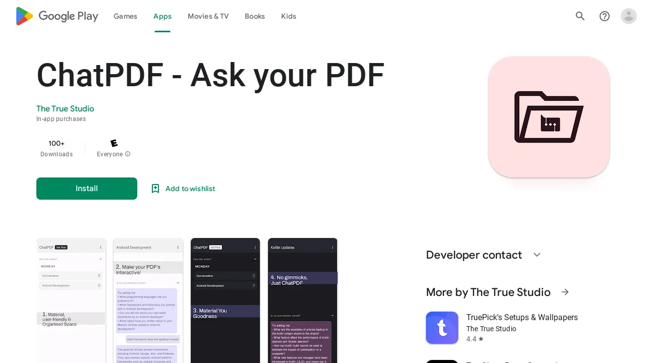 ChatPDF by True Studio screenshot