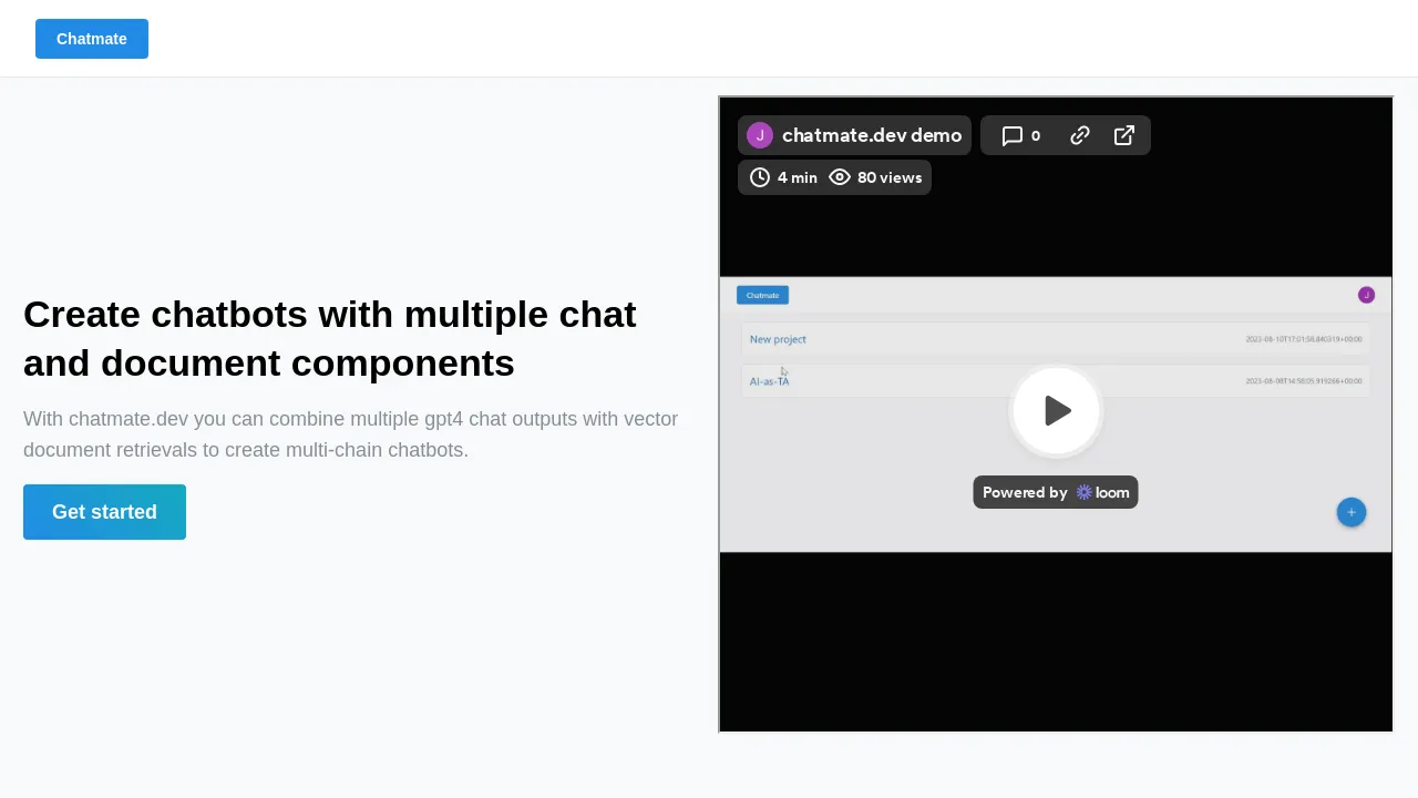 Chatmate.dev screenshot