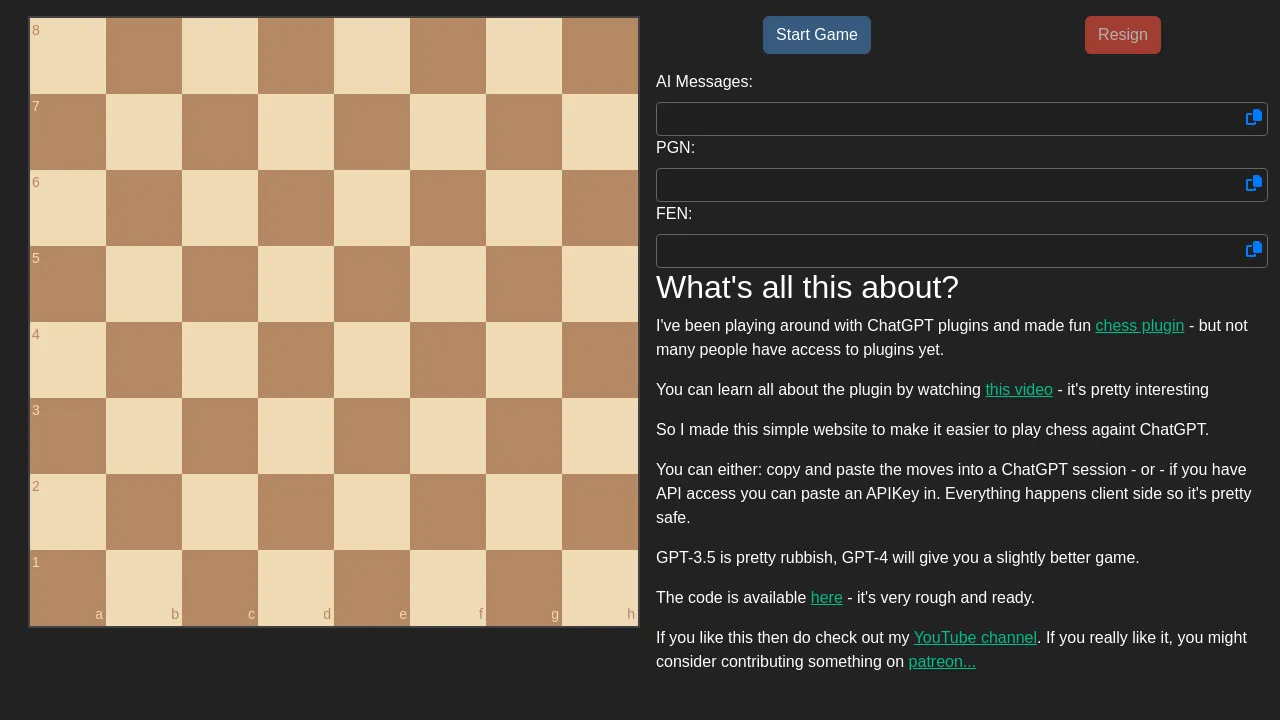 ChessGPT Atomic screenshot