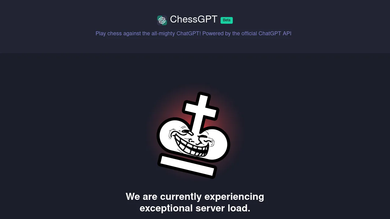 ChessGPT screenshot