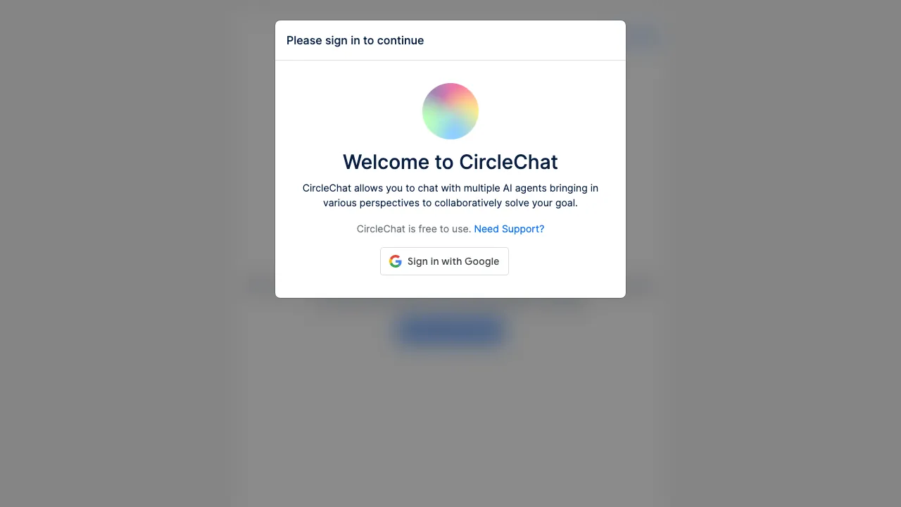 Circle Chat screenshot