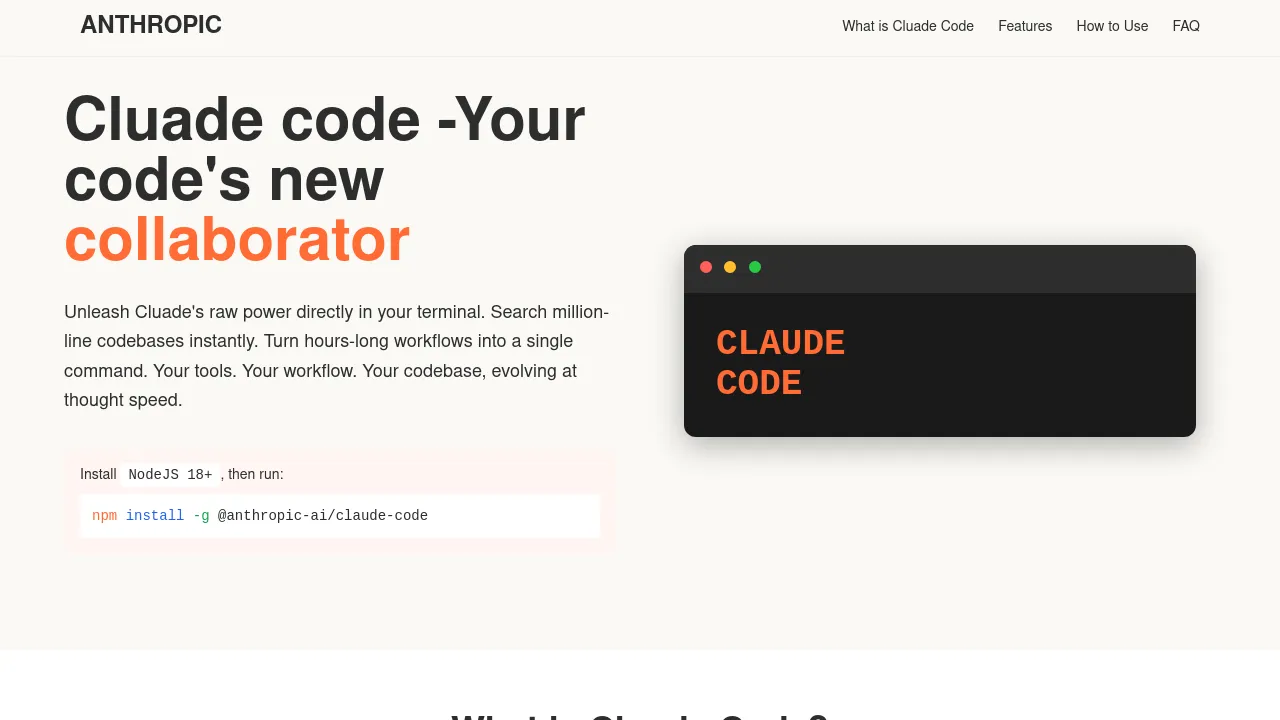 Cluade Code ai coding screenshot