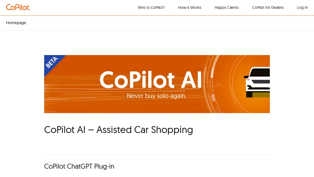 CoPilot screenshot