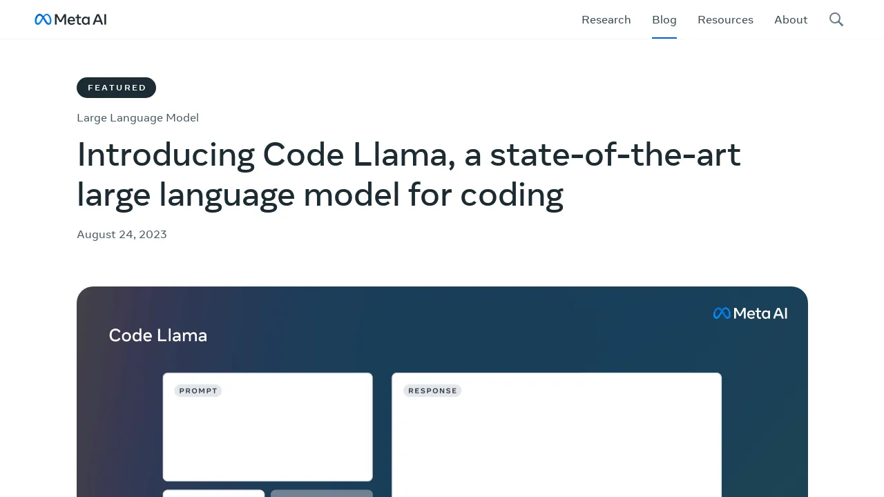 Code Llama screenshot
