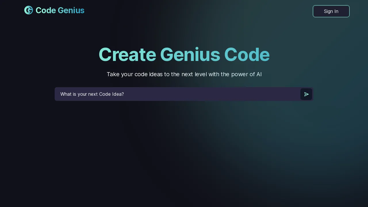 Code-genius screenshot