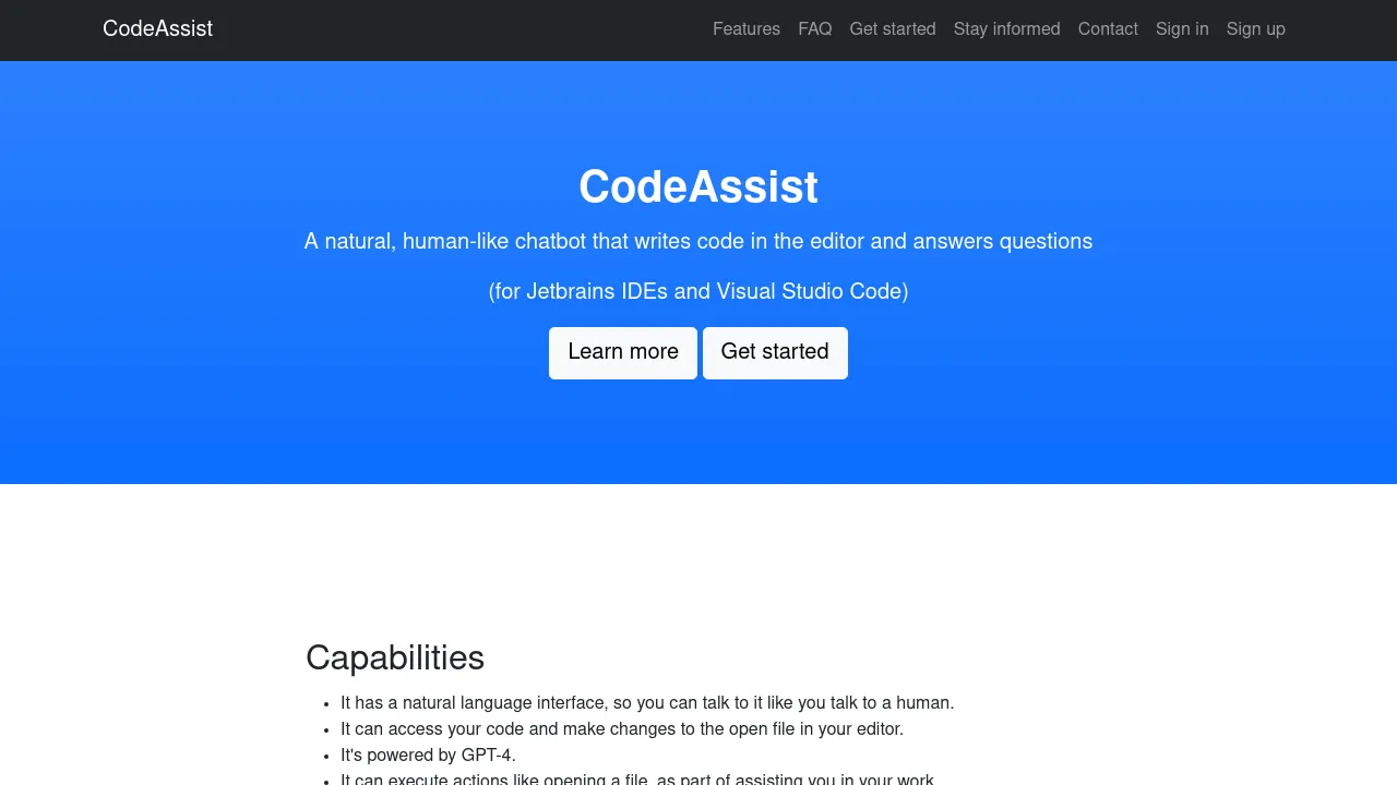 CodeAssist Tech screenshot