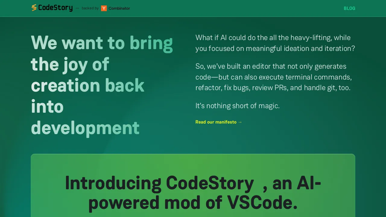 CodeStory screenshot