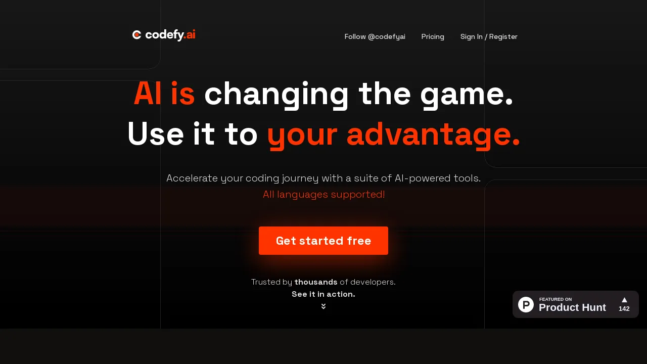 Codefy screenshot