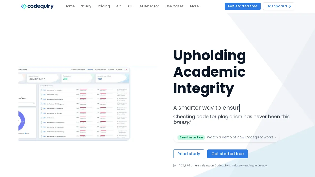 Codequiry screenshot