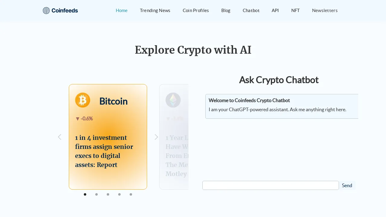 Coinfeeds AI screenshot