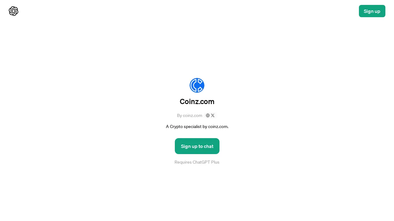 Coinz.com GPT screenshot