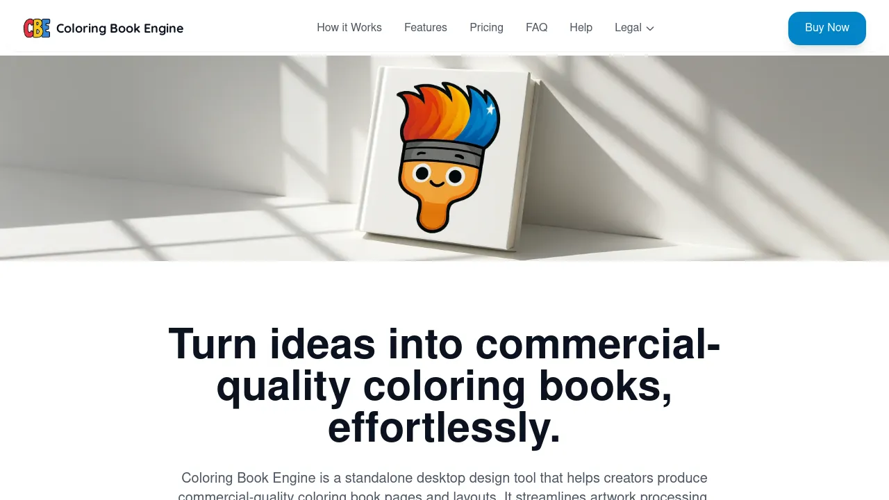 Coloring Book Engine