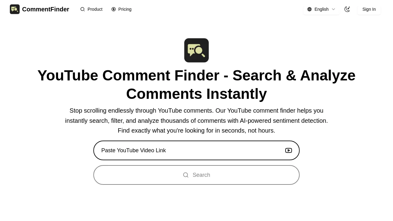 Comment Finder