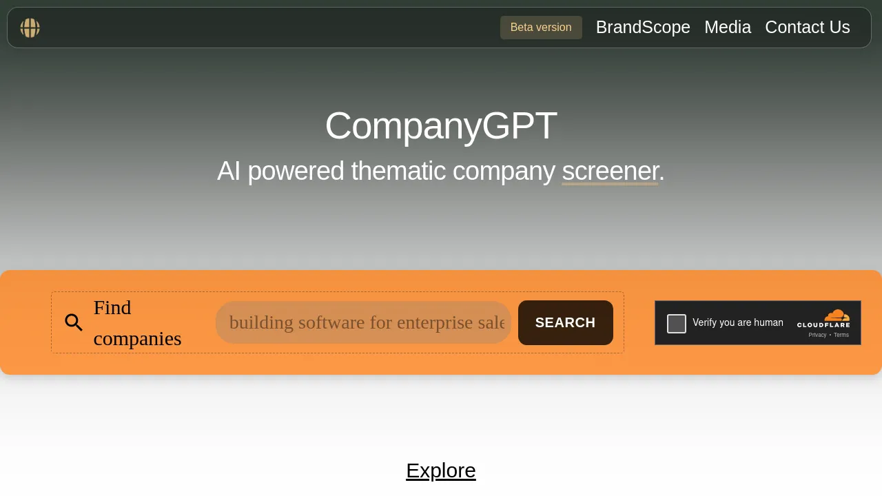 CompanyGPT screenshot