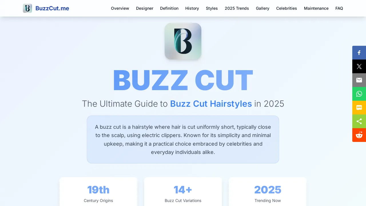 Complete Guide to Buzz Cut Hairstyles 2025