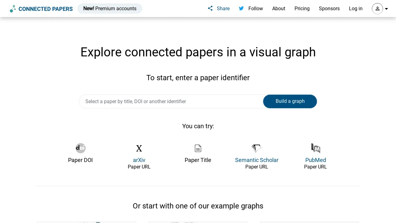 Connected Papers screenshot