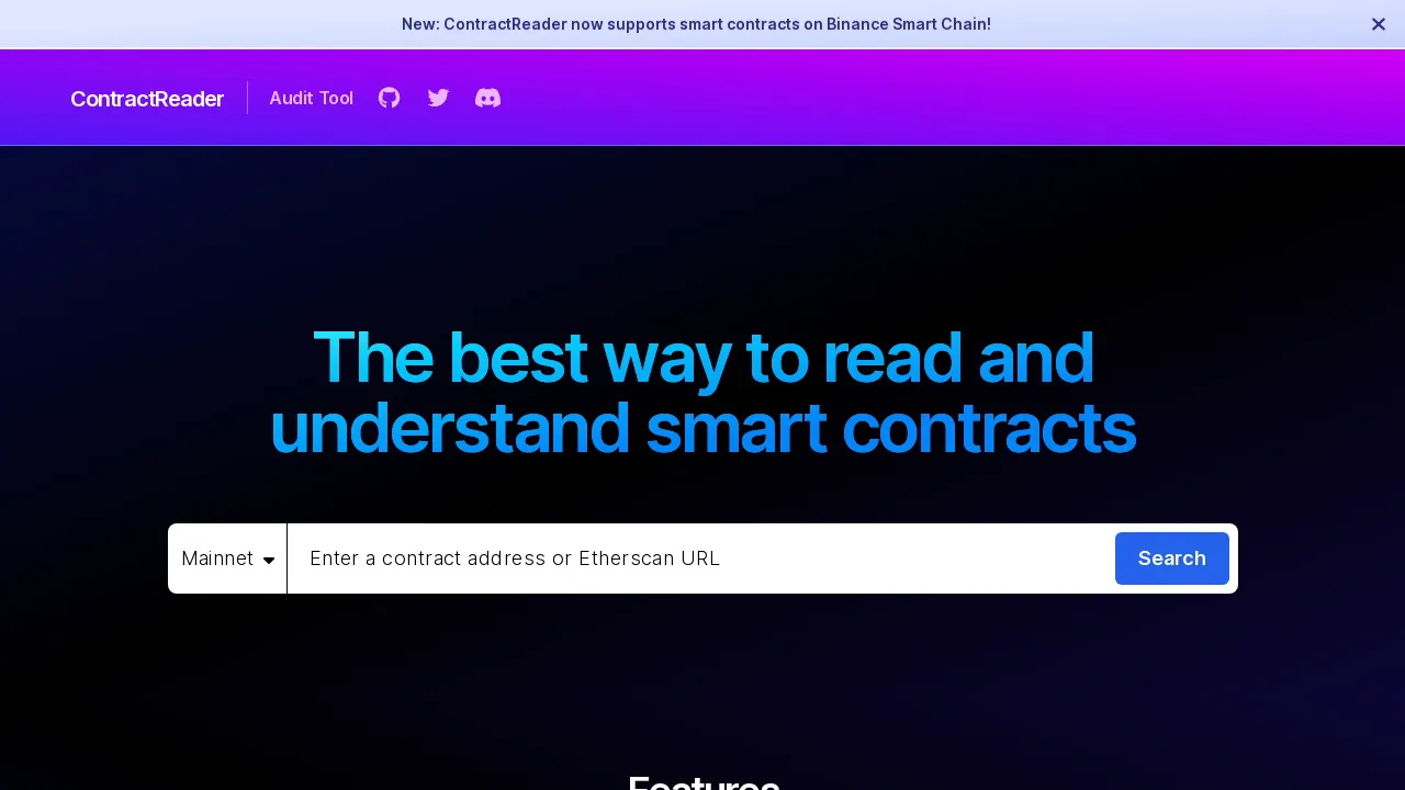 ContractReader screenshot