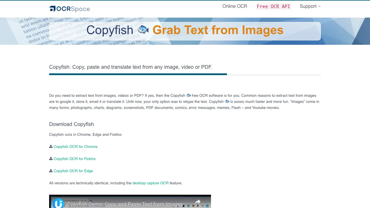 CopyFish screenshot