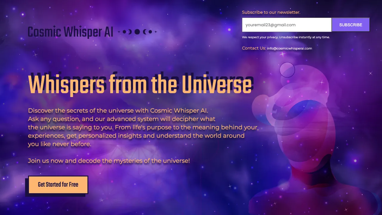 Cosmic Whisper AI screenshot