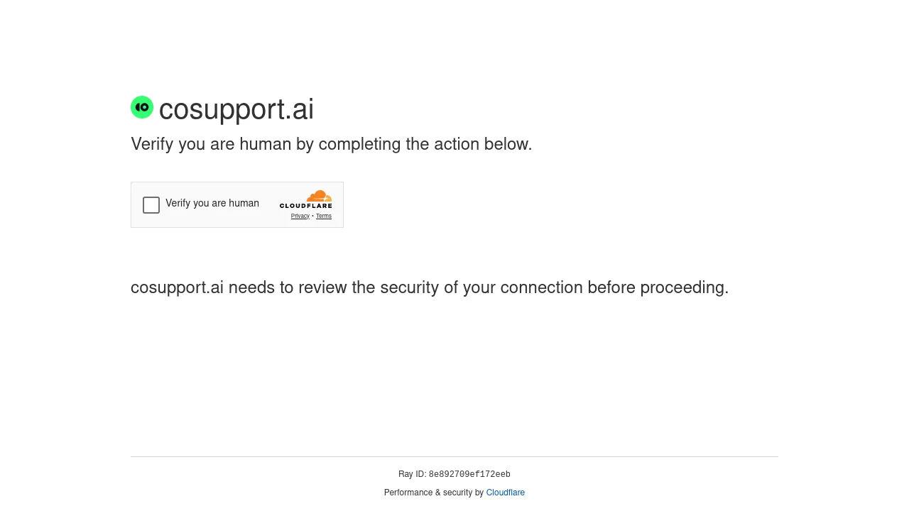 Cosupport.ai screenshot