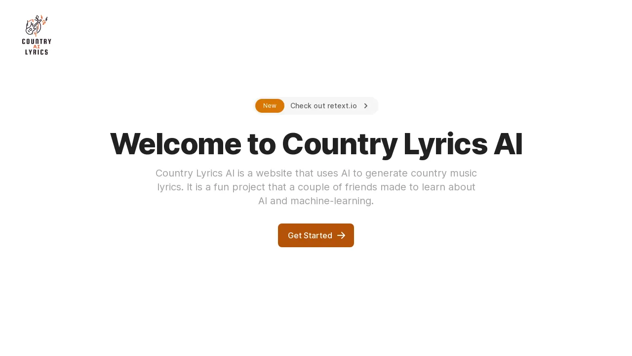 Country Lyrics AI screenshot