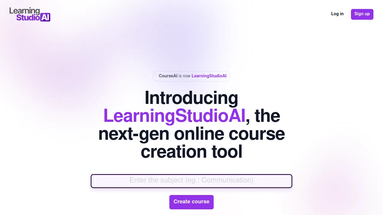 CourseAI screenshot
